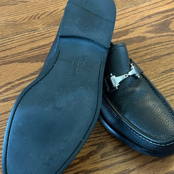 Allen Edmonds Firenze Black Leather Loafers 9.5D 